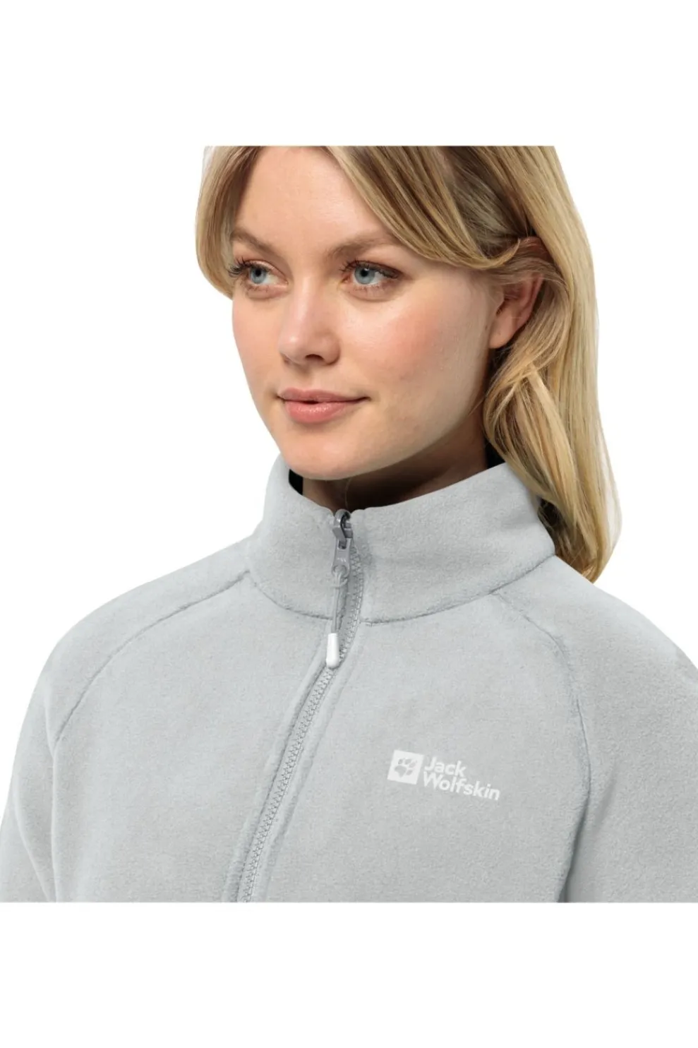 Online Jack Wolfskin Fleece Moonrise Fz Cool Grey