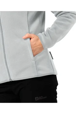 Online Jack Wolfskin Fleece Moonrise Fz Cool Grey