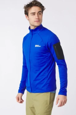 Sale Jack Wolfskin Fleece Prelight Fz M Vibrant Blue