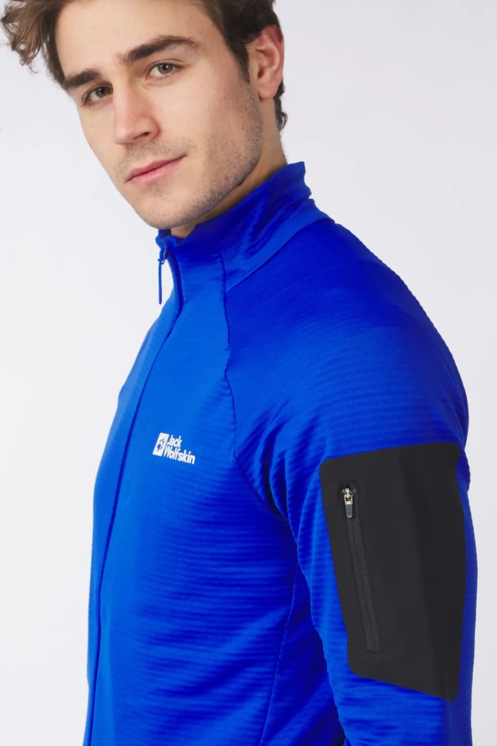 Sale Jack Wolfskin Fleece Prelight Fz M Vibrant Blue