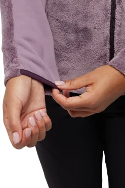 New Jack Wolfskin Fleece Rotwand Hooded Fz W mid purple