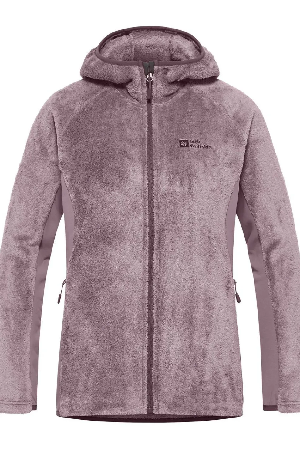 New Jack Wolfskin Fleece Rotwand Hooded Fz W mid purple