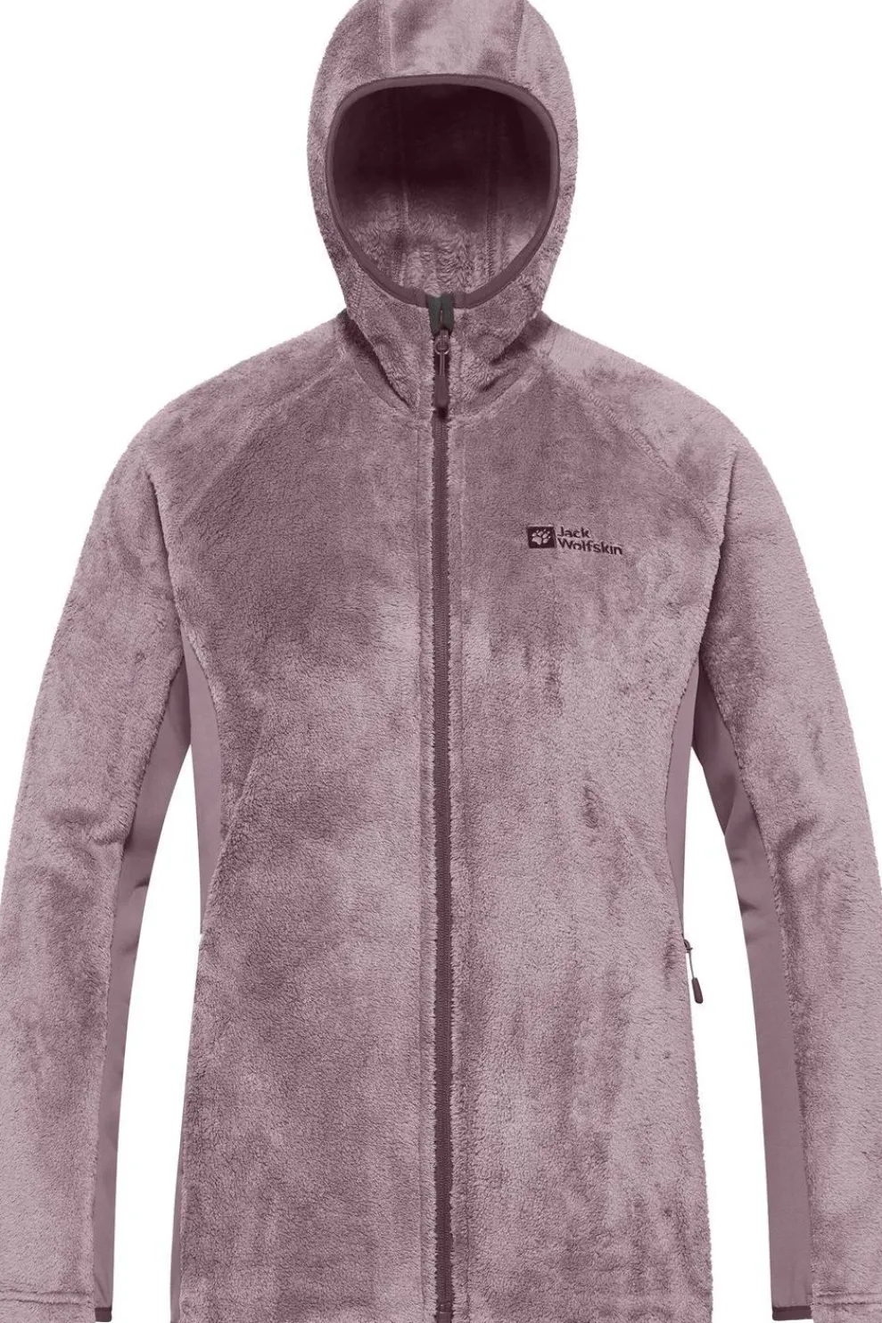 New Jack Wolfskin Fleece Rotwand Hooded Fz W mid purple