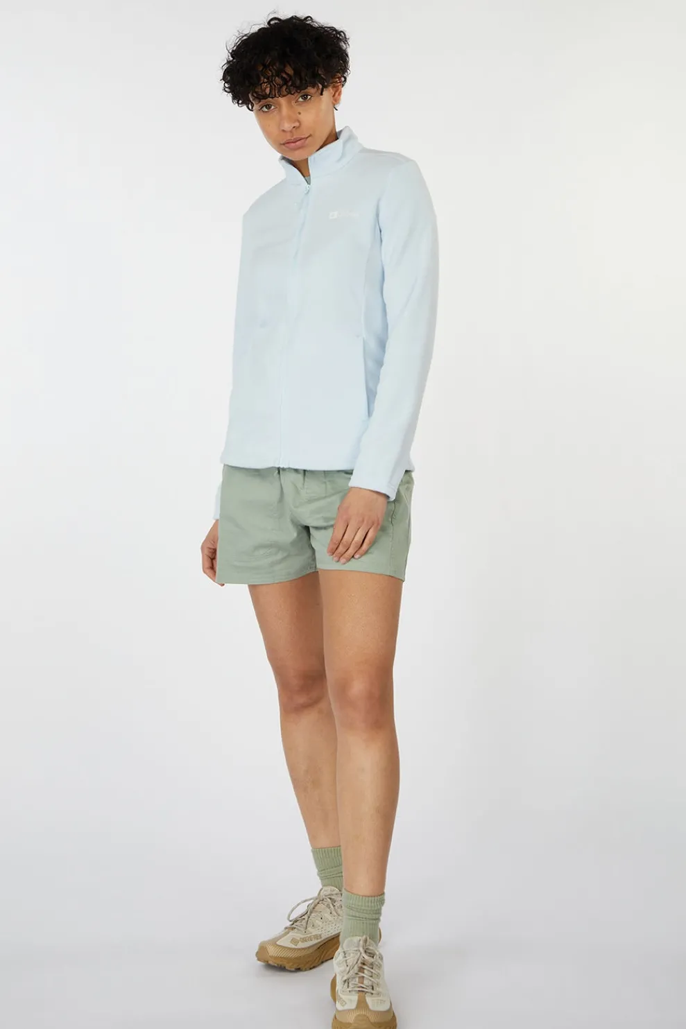 Online Jack Wolfskin Fleece Taunus Fz Ice Blue