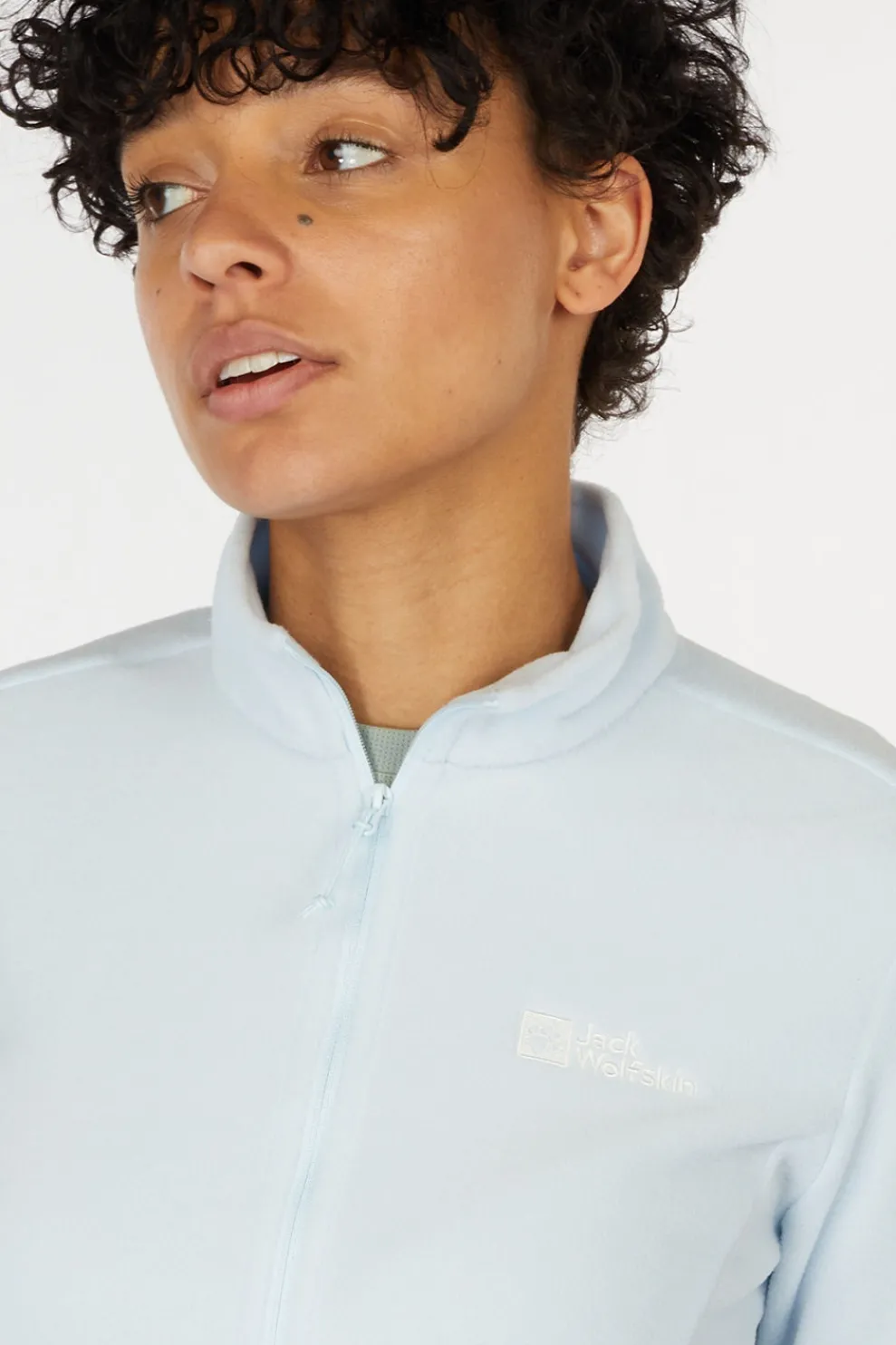 Online Jack Wolfskin Fleece Taunus Fz Ice Blue