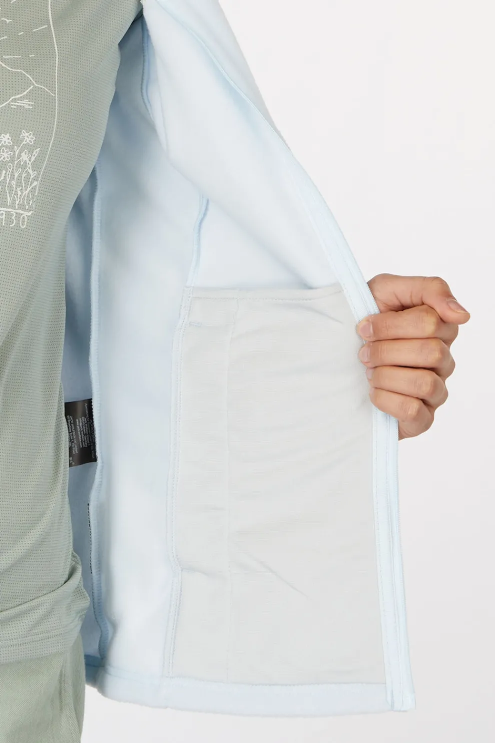 Online Jack Wolfskin Fleece Taunus Fz Ice Blue