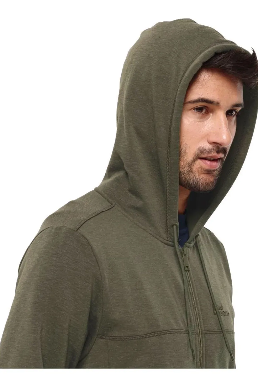 Discount Jack Wolfskin Fleece Waldsee Hooded M Island Moss