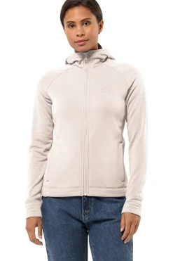 Hot Jack Wolfskin Fleece Waldsee Hooded W Sea Shell