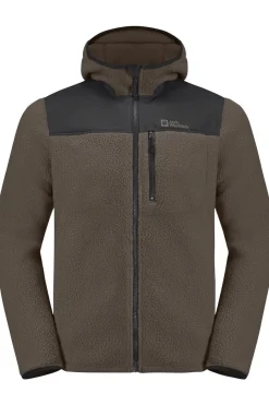 New Jack Wolfskin Fleeceammweg Pile Fz Cold Coffee