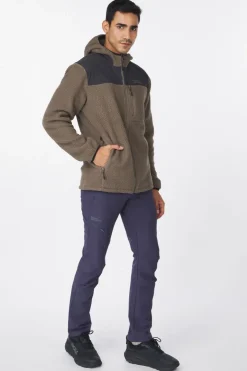 New Jack Wolfskin Fleeceammweg Pile Fz Cold Coffee