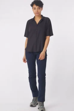 Fashion Jack Wolfskin Hemd Sierra Quest Ss Shirt W Dark Navy