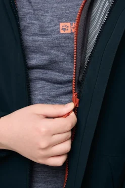 Fashion Jack Wolfskin 3-In-1 Jas Iceland 3In1 Jacket Crisp Cobalt