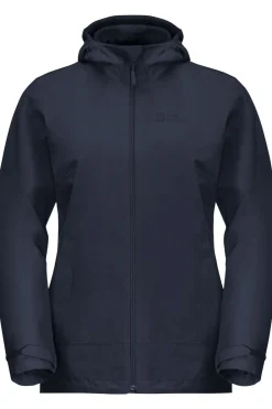 Online Jack Wolfskin 3-in-1 Jas Moonrise Night Blue