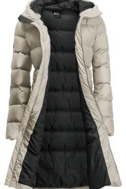 Clearance Jack Wolfskin Jas Frozen Palace Coat W Off White/Ecru