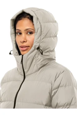Clearance Jack Wolfskin Jas Frozen Palace Coat W Off White/Ecru