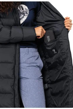 Online Jack Wolfskin Jas Frozen Palace Coat W black/dark grey