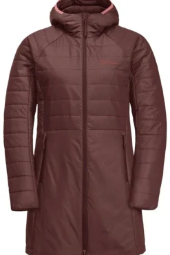 Fashion Jack Wolfskin Jas Lapawa Ins Coat W Dark Maroon