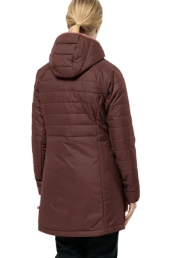 Fashion Jack Wolfskin Jas Lapawa Ins Coat W Dark Maroon