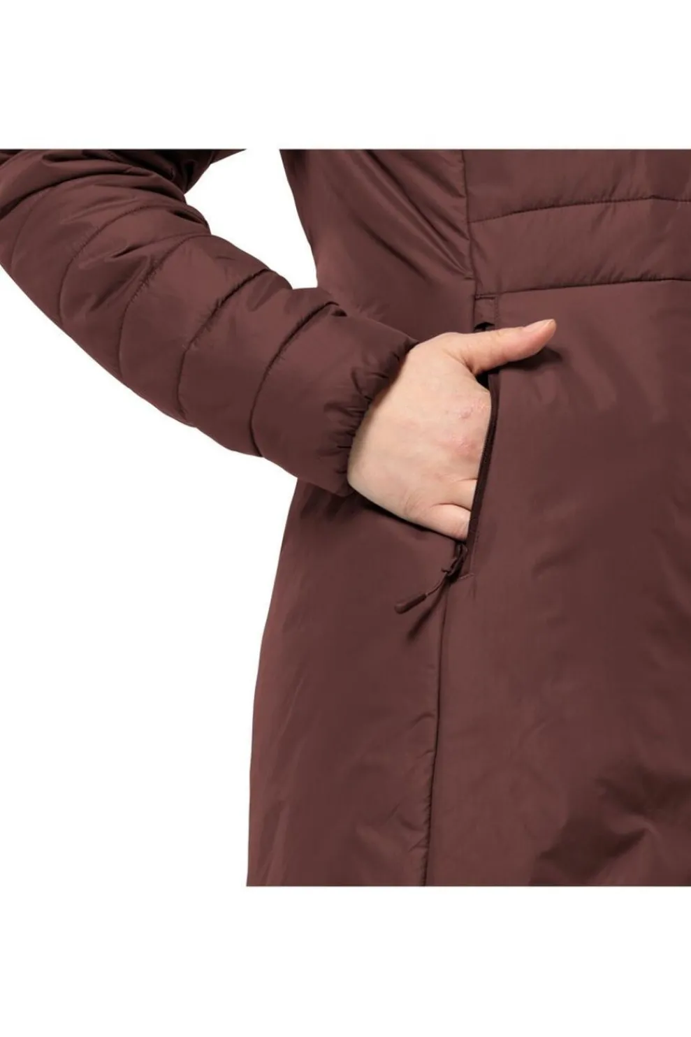 Fashion Jack Wolfskin Jas Lapawa Ins Coat W Dark Maroon