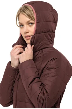 Fashion Jack Wolfskin Jas Lapawa Ins Coat W Dark Maroon