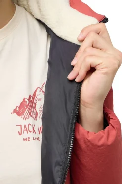 Online Jack Wolfskin Jas Nordlicht mid red