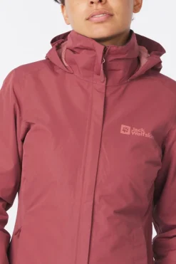 Online Jack Wolfskin Jas Stormy Point 2L Red Ochre