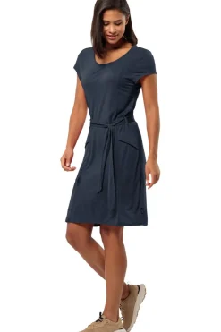 Outlet Jack Wolfskin Jurk Mola Dress Night Blue