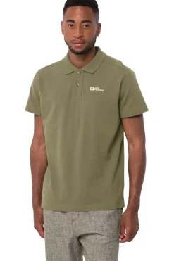 Fashion Jack Wolfskin Polo Essential M Bay Leaf