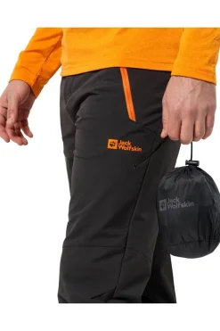 Best Jack Wolfskin Regenbroek Rainy Day Black