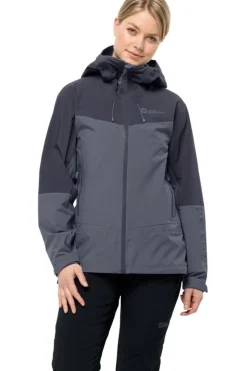 Best Jack Wolfskin Regenjas Alpspitze Tour 3L Dolphin