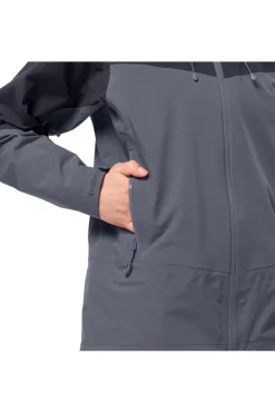 Best Jack Wolfskin Regenjas Alpspitze Tour 3L Dolphin