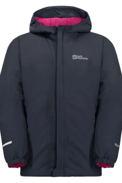 Hot Jack Wolfskin Regenjas Blocky Jacket Night Blue