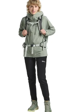 Discount Jack Wolfskin Regenjas Eagle Peak 2L Jkt W Mint Leaf