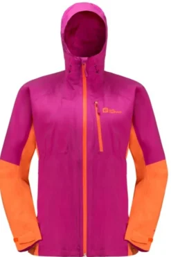 New Jack Wolfskin Regenjas Eagle Peak 2L  W New Magenta