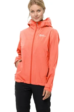 Hot Jack Wolfskin Regenjas Elsberg 2.5L W Digital Orange