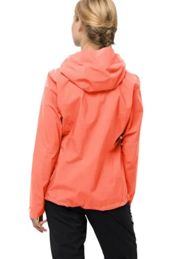 Hot Jack Wolfskin Regenjas Elsberg 2.5L W Digital Orange