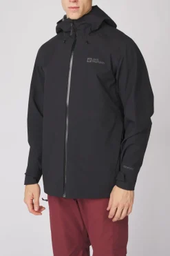Best Jack Wolfskin Regenjas Highest Peak 3L Black