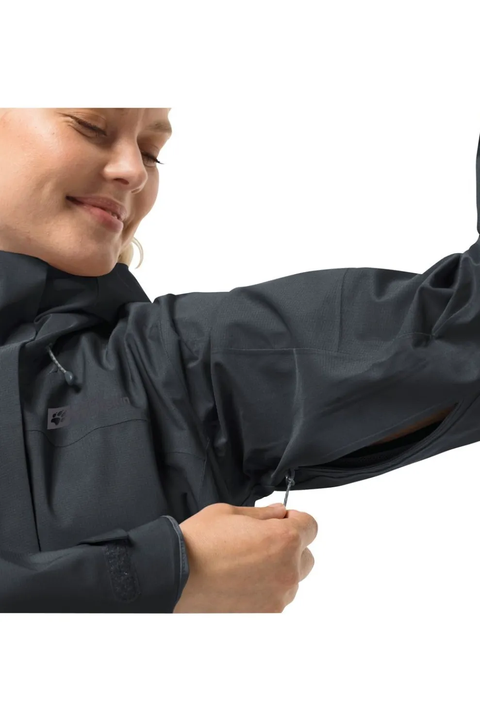 Fashion Jack Wolfskin Regenjas Kammweg 2L W Phantom