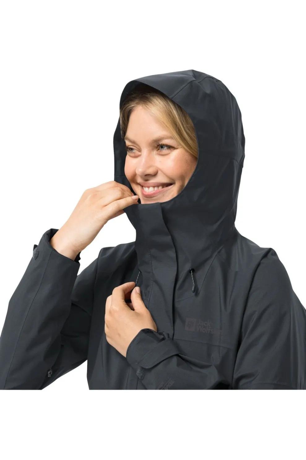 Fashion Jack Wolfskin Regenjas Kammweg 2L W Phantom