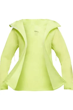 Clearance Jack Wolfskin Regenjas Prelight 2.5L Lt Jkt W Cool Matcha