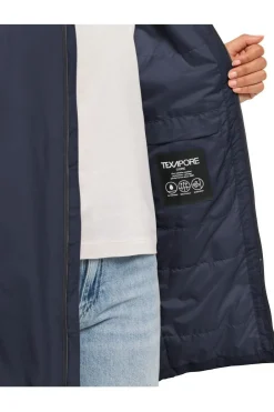 Best Jack Wolfskin Regenjas Textor Coat W dark blue