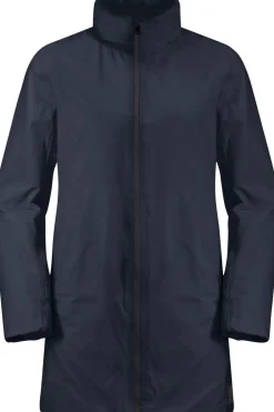 Best Jack Wolfskin Regenjas Textor Coat W dark blue