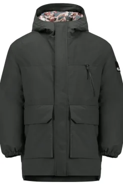 New Jack Wolfskin Regenjas Teen 2L Ins Parka Y Granite Black