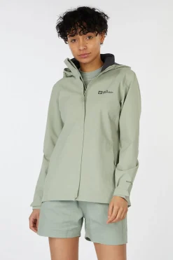 Best Jack Wolfskin Regenjas Trailtime 2L Jkt W Mint Leaf