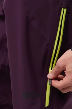 Outlet Jack Wolfskin Skibroek Alpspitze Tour 3L Pants M dark purple