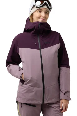 Fashion Jack Wolfskin Ski-Jas Alpspitze Tour 3L Jkt W Dark Purple/Lilac