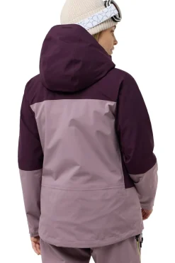 Fashion Jack Wolfskin Ski-Jas Alpspitze Tour 3L Jkt W Dark Purple/Lilac