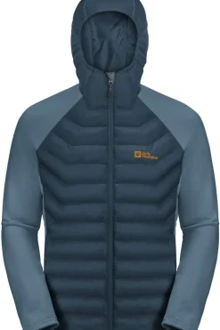 Sale Jack Wolfskin Softshell Jas Routeburn Pro Hybrid M dark blue/mid blue