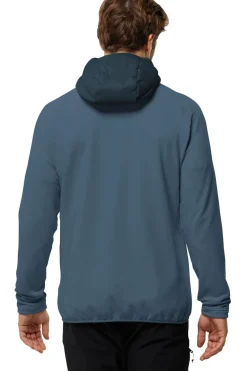 Sale Jack Wolfskin Softshell Jas Routeburn Pro Hybrid M dark blue/mid blue