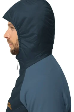 Sale Jack Wolfskin Softshell Jas Routeburn Pro Hybrid M dark blue/mid blue